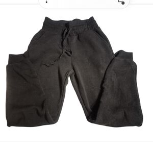 Love Steak Black Jogger Pants